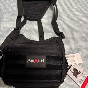 Black Men's Belt Bag